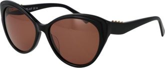 Replay Black Plastic Womens Sunglasses