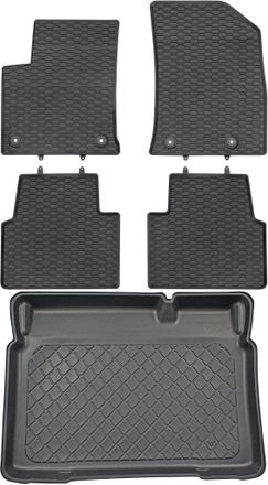 OEM Opel Crossland X Crossover Desde Junio De 2017. Juego De Alfombrillas De Goma Para Coche Y Alfombrilla Para Maletero