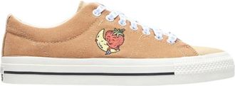 Converse Ster Canvas Sneakers met Logo Prints - Heren - Sneakers - Bruin - 40 EU - Katoen - Schoenen