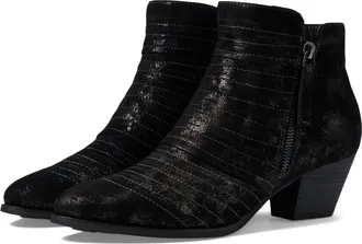 David Tate Womens Bellview Ankle Boots In Black Antique Suede