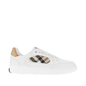 Burberry Leather and Check fabric Terrace sneakers Man 39