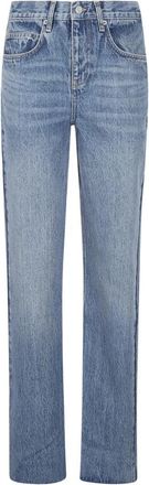 Frankie Shop Dalston Jeans - Dames - Regular Fit Jeans - Blauw - S - Katoen - Jeans