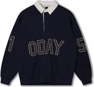10 Days Maglione Rugby Statement - - Sweatshirts & Hoodies - Donna - Blu - XS
