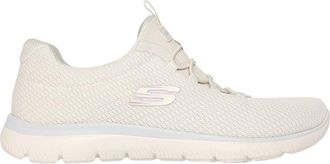 Skechers Womens Summits Summer Blush Sneaker, Natural/Multi=ntmt, 5 UK