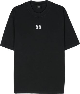 44 Label Group Karanlink T-shirt - unisex - Cotton - S - Black