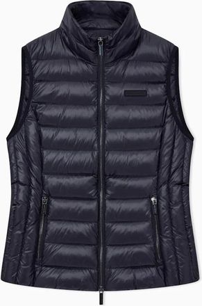 A|X Armani Exchange Gilet slim fit trapuntato con imbottitura in piumino - - Jackets - Donna - Nero - M