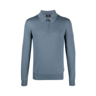 Brioni Heren, Truien, Blauw, Maat: 3XL Wol