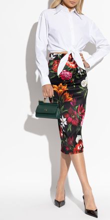 Dolce & Gabbana Floral Motif Skirt, Womens, Multicolour