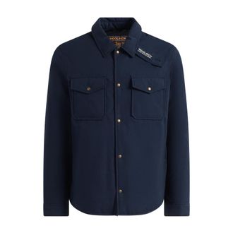 Woolrich Mountain Cloth Parka - Heren - Jassen - Blauw - Maat: XL Katoen