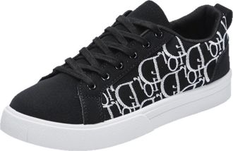 Generic Mens Versatile Breathable Casual Fashion Trend Sports Shoes, White and Black, 8.5-11.5