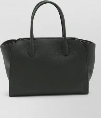 The Row marlo 12 leather structured tote bag