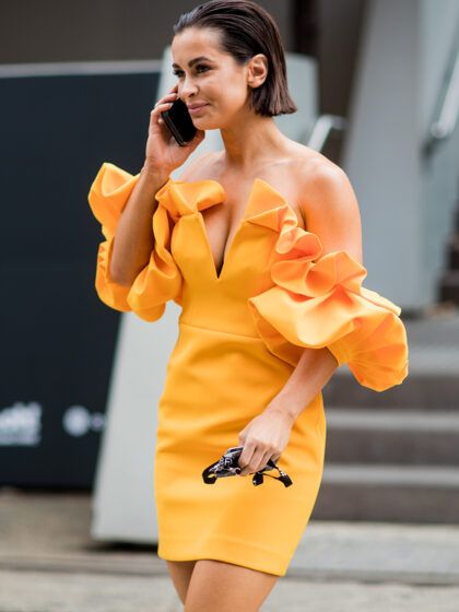 Deze jurken passen geweldig bij een kort kapsel