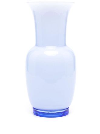 VENINI Opalino gradient-effect vase - Blue