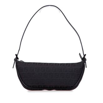 Fendi Pre-owned Fendi Zucchino Canvas Pochette Ladies F2UGO2V2HNOXYUOS
