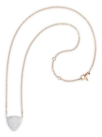 Vhernier 18K rose gold Freccia diamond necklace - women - 18kt Rose Gold/Diamond - One Size