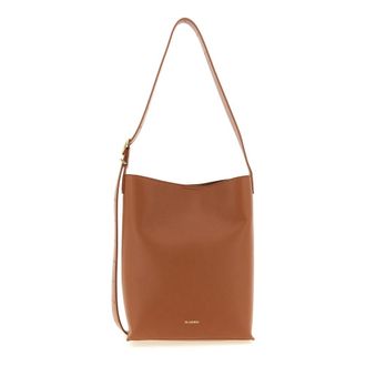 Jil Sander Dames, Tassen, Bruin, Maat: ONE Size Leer