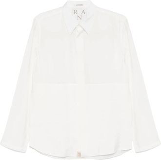 RANRA Ranra, Overhemden, Heren, Wit, S, Klassieke Modal Poly Shirt Maker