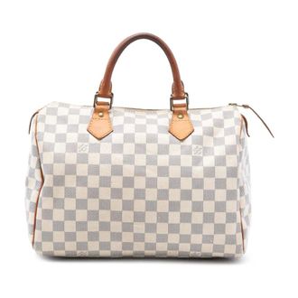 Louis Vuitton Pre-owned Handbags, female, White, Size: ONE SIZE Pre-owned Leather Trimmed Satchel