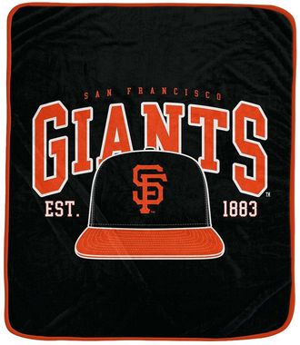 Pegasus Sports San Francisco Giants Mlb Vintage Royal Plush Throw Blanket