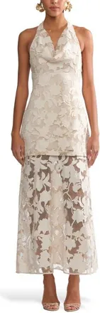 AMUR Calypso cowl dress in Storm Cloud at Nordstrom, Size 12
