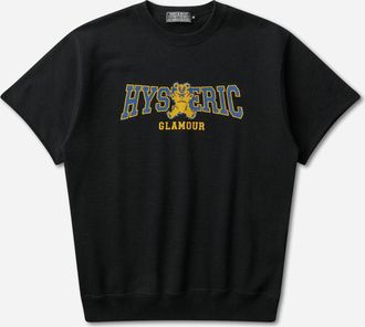 Hysteric Glamour Men s Firebear College Sweatshirt Black