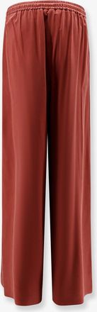 Max Mara Womens Silk Trousers Orange