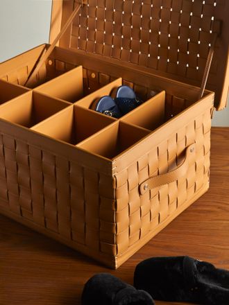 Riviere Barcelona Water-Resistant Leather Shoe Trunk