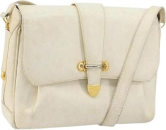 Gucci Pre-owned Vintage Schoudertas - Dames - Vintage Schoudertas - Wit - ONE Size - Leer - Vintage