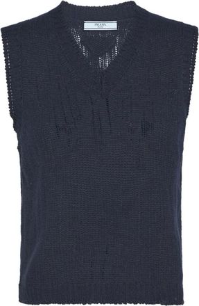 Prada Truien & Vesten, Dames, Blauw, S, Stijlvolle Jassen voor Trendy Uitstraling