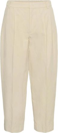 Part Two Cropped Broeken - Dames - Vrijetijds broeken - Beige - L - Broeken