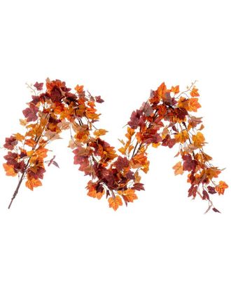 Vickerman 60In Artificial Fall Maple Leaf Garland