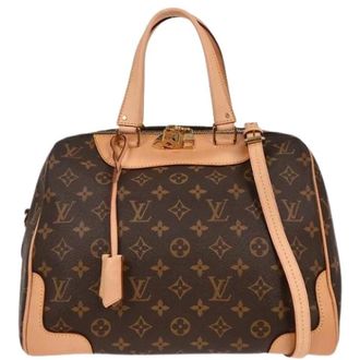 Louis Vuitton Pre-owned Vintage Canvas Handtas - Dames - Pre-owned - Bruin - Maat: ONE Size