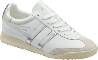 Gola Womens Torpedo Mirror Sneaker In White/silver/off White