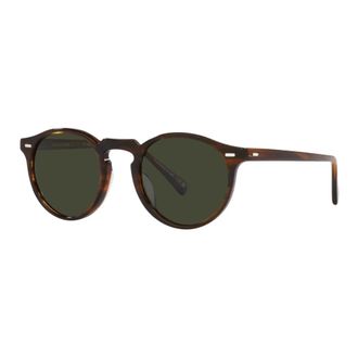 Oliver Peoples Sunglasses, male, Brown, 47 MM, Gregory Peck Sun Sunglasses