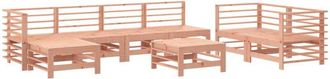 vidaXL Juego De Muebles De Jard&iacute;n 8 Pzas Madera Maciza Abeto Douglas Vidaxl