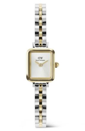 Daniel Wellington Quadro Mini Arch Bracelet Watch, 15mm x 18mm in Silver-Tone at Nordstrom