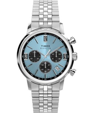 Timex Marlin Mens Silver Watch TW2Y66500 Stainless Steel - One Size