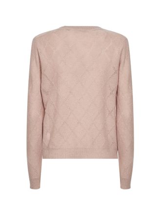 Blanca Vita Womens Cashmere Sweater Pink