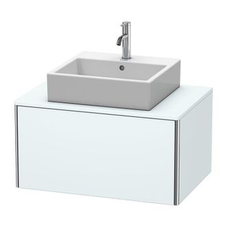 Duravit Mueble De Pared Duravit Xsquare 80.0 X 54.8 Cm, 1 Extra&iacute;ble, Color (frente/cuerpo): Azul Claro Mate - Xs490000909