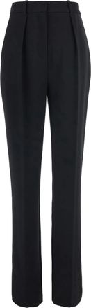 Elisabetta Franchi Black Tailored High-Waisted Cropped Pants