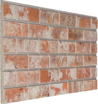 vidaXL Paneles De Pared 10 Uds. 100 X 50 Cm Naranja Espuma Eps Vidaxl