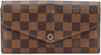 Louis Vuitton Pre-owned Vintage Lange Portemonnee (Drievoudig) - Dames - Vintage Accessoires - Bruin - ONE Size - Leer - Vintage