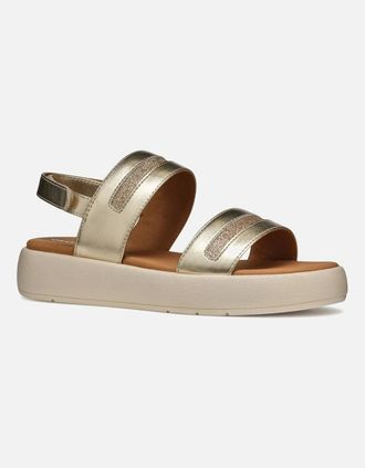 Geox Womens D Camalei Womens Sandals - Gold - Size: 7.5