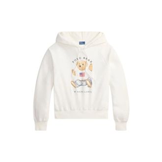 Polo Ralph Lauren Hoodies, female, White, Size: 2XS Sweatshirts Hoodies