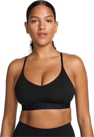 Nike Indy Light Support sportbeha voor dames (Zwart)