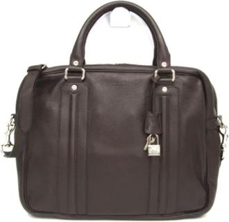Gucci Pre-owned Leather gucci-bags - Dames - Vintage Handtas - Bruin - ONE Size - Leer - Vintage