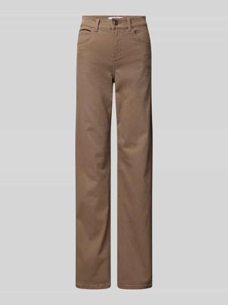 Angels Straight Fit Jeans mit 5-Pocket-Design Modell LARA in Beige, Größe 36/30