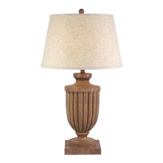 Hill Interiors Tassora Table Lamp (UK Plug) in Brown