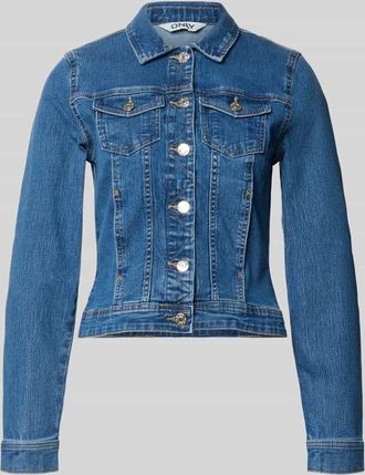 Only Regular Fit Jeansjacke aus Baumwoll-Mix Modell WONDER in Jeansblau, Gr&ouml;&szlig;e XL