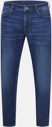 HUGO BOSS Mens Delaware Slim Fit Five Pocket Jeans in Bright Blue - Size 38W/32L